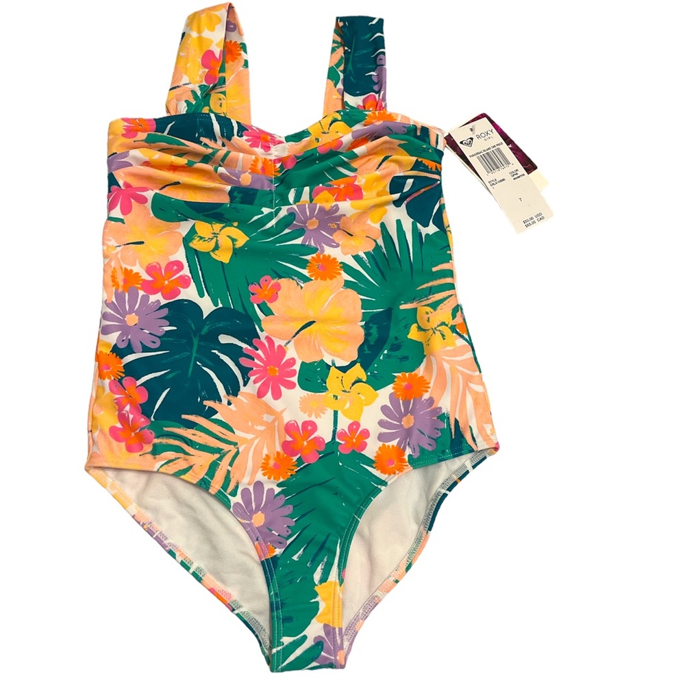 NWT girls Roxy one piece bathing suit!